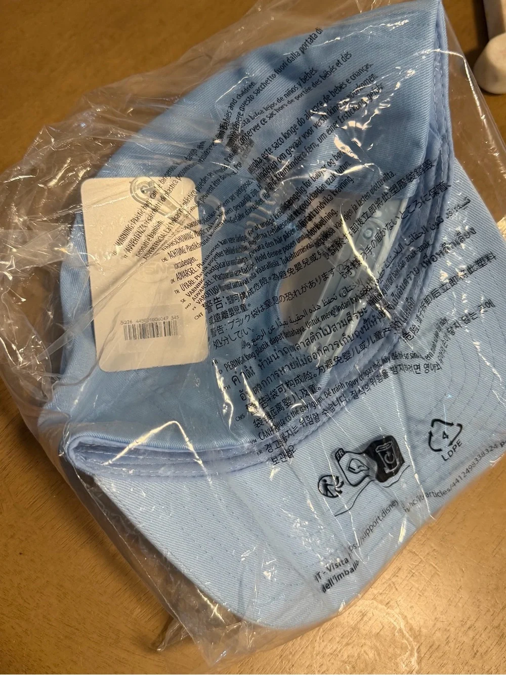 Disney Light Blue Bluey Baseball Cap for Kids